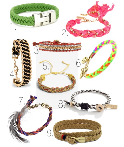 braid bracelets trend