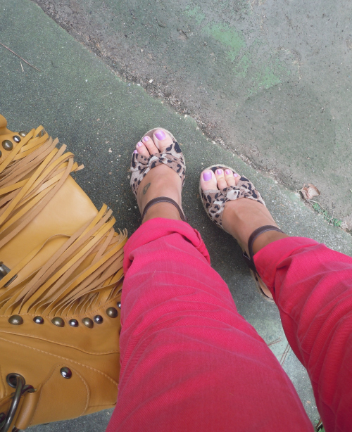 leopard & red look 3