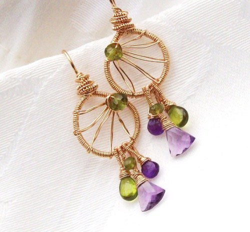 Mardi Gras Earrings