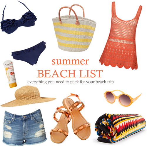 Beach Packing List