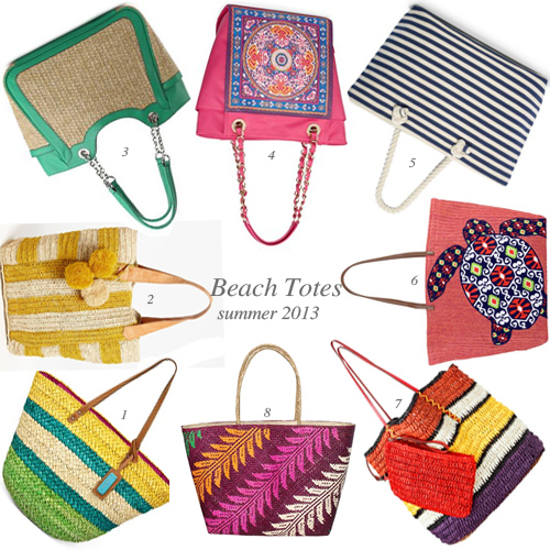 Beach Totes Summer 2013
