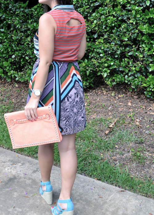 Cut Out Stripe Dress | Southern Flair