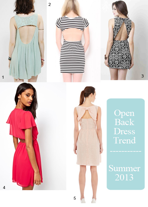 Open Back Dress Trend