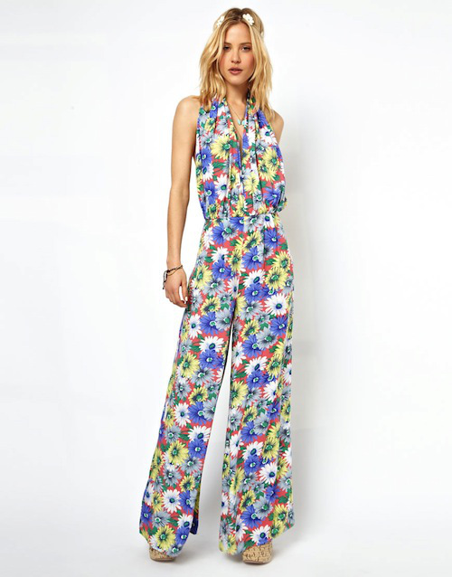 ASOS Floral Jumpsuit
