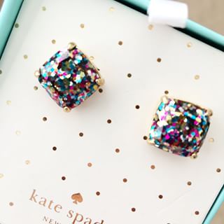  My favorite little @katespadeny glitter studs are ON SALE for only $25 at the #nsale right now! ❤️These kept selling out like crazy last year around Christmas. But it's not too early to be thinking about stocking stuffers, right?! You can shop 5 colors on my "Shop" page or get the link sent to your inbox with @liketoknow.it www.liketk.it/1BXAj #liketkit 