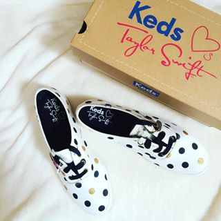  Santa added to my @taylorswift @keds collection yesterday!  These come in 4 colors and are on SALE today for $39 with free shipping! Shop them with @liketoknow.it www.liketk.it/23AhS #liketkit #LTKunder50 
