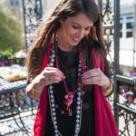 Pink Outfit for Spanish Town Mardi Gras