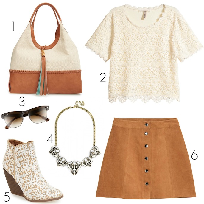 This lace and suede look is perfect for spring! Obsessed with the lace overlay ankle booties!