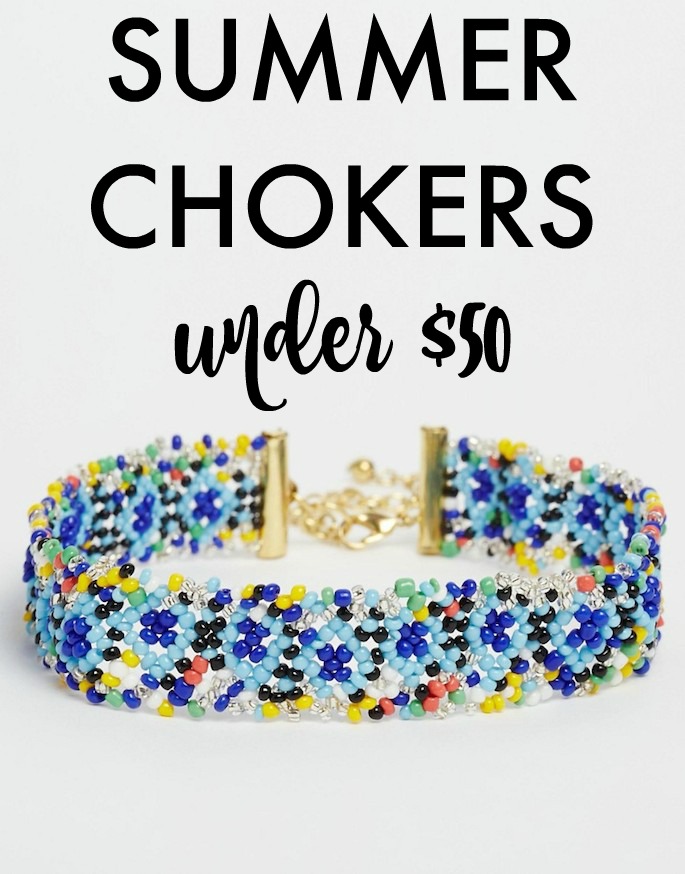The cutest summer chokers for under $50! Click through to see them on Southern Flair!