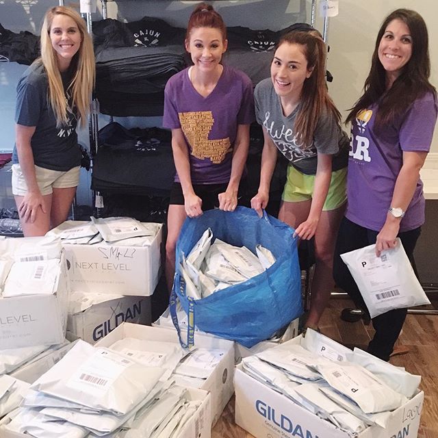 SFT Cajun Navy T-shirt Raises $40k for Greater Baton Rouge Food Bank | Shop It in Purple & Gold, Black & Gold and Blue