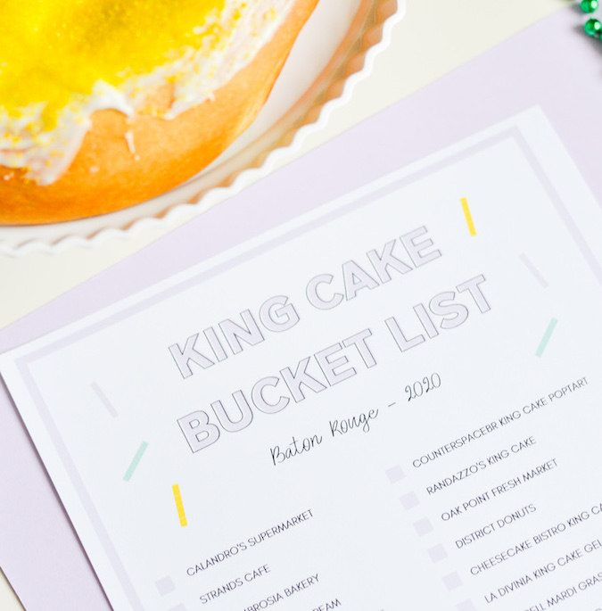 King Cake Bucket List